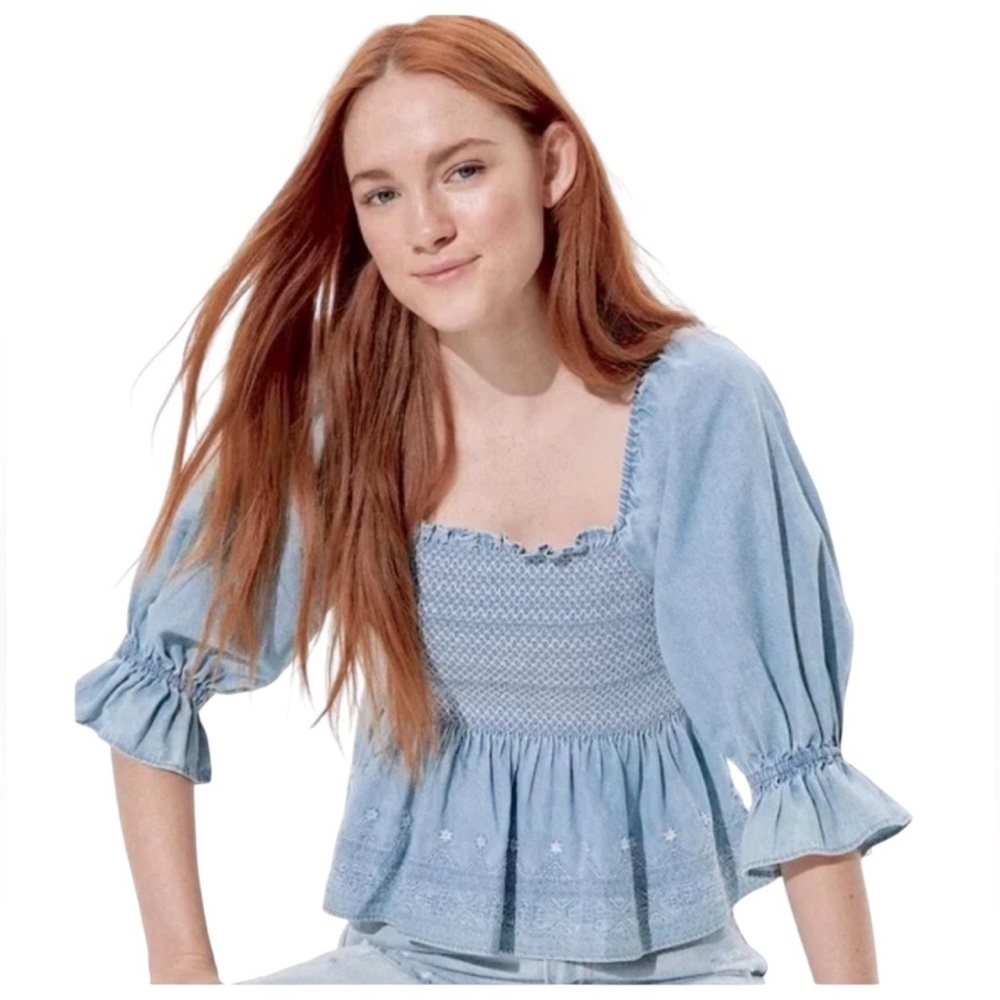 American Eagle Baby Doll Top